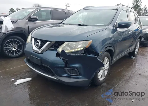 2014 Nissan Rogue Sv из США, поврежденный, VIN 5N1AT2MVXEC836199